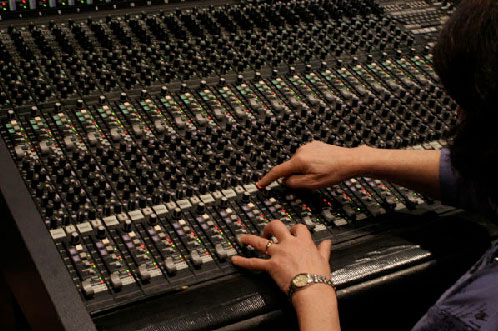 Photo of mixing board